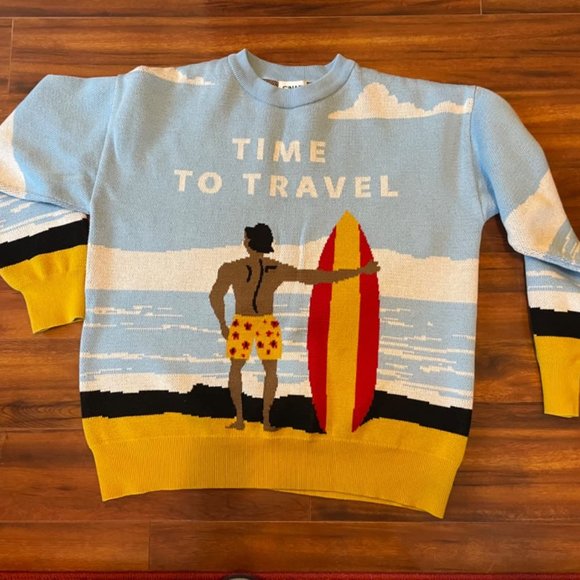 Men's Casual 100% Cotton Knit Sweater Loose Crew Neck Knitwear Winter Fashion Pu